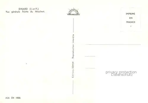 AK / Ansichtskarte Dinard_35 Vue generale Pointe du Moulinet vue aerienne 
