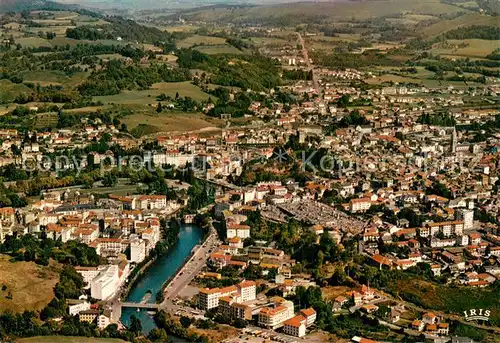 AK / Ansichtskarte Lourdes_Hautes_Pyrenees Vue aerienne sur la ville Lourdes_Hautes_Pyrenees