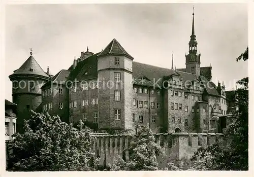 AK / Ansichtskarte Torgau Schloss Hartenfels Nordfront Torgau