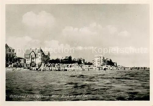 AK / Ansichtskarte Kuehlungsborn_Ostseebad Blick von der See Kuehlungsborn_Ostseebad