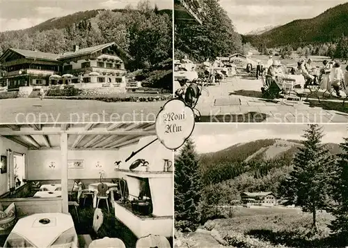 AK / Ansichtskarte Rottach Egern Barg Gasthaus Moni Alm Teilansichten Rottach Egern