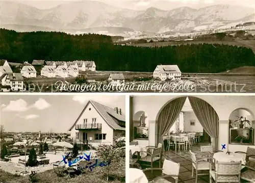 AK / Ansichtskarte Wangen_Allgaeu Cafe Hoelle am Atzenberg  Wangen Allgaeu