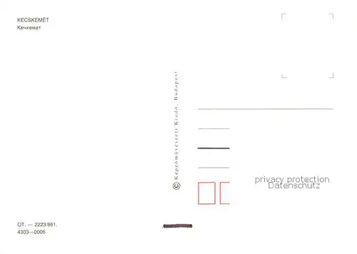 AK / Ansichtskarte Kecskemet Teilansichten Kecskemet