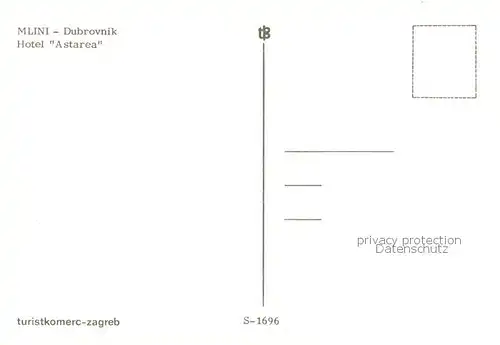AK / Ansichtskarte Mlini Hotel Astarea Aussenansicht Mlini