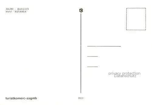 AK / Ansichtskarte Mlini Hotel Astarea m. Kuesten Ansicht Mlini