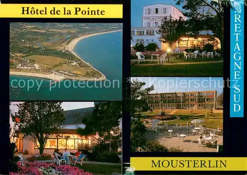 AK / Ansichtskarte Mousterlin_29 Fliegeraufnahme Hotel de la Pointe 
