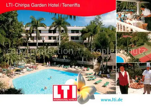 AK / Ansichtskarte Teneriffa LTI Chiripa Garden Hotel m. Pool Teneriffa