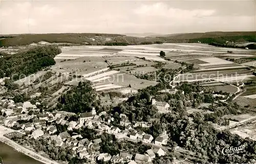AK / Ansichtskarte Herstelle_Weser Fliegeraufnahme Herstelle_Weser