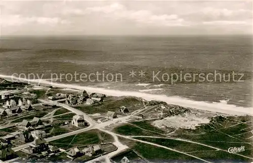 AK / Ansichtskarte Wenningstedt_Sylt Fliegeraufnahme Wenningstedt_Sylt