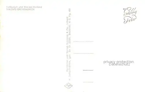 AK / Ansichtskarte Malente Gremsmuehlen Fliegeraufnahme Malente Gremsmuehlen