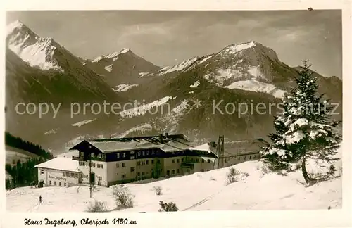 AK / Ansichtskarte Oberjoch Haus Ingeburg Panorama Oberjoch