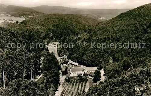 AK / Ansichtskarte Bergzabern_Bad Gasthof Augsburger Muehle Fliegeraufnahme Bergzabern_Bad