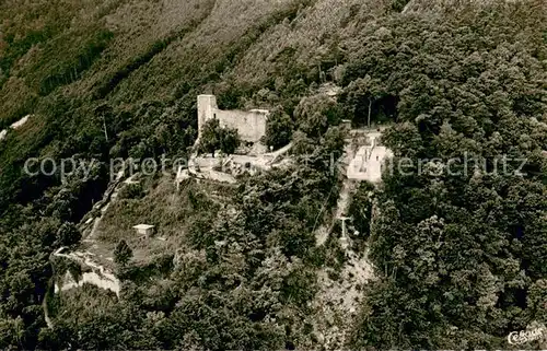 AK / Ansichtskarte Edenkoben Fliegeraufnahme mit Rietburg Sesselbahn und Bergstation  Edenkoben