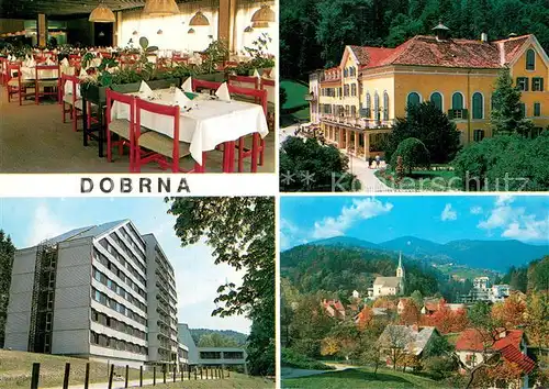 AK / Ansichtskarte Dobrna Hotel Speisesaal Panorama Dobrna