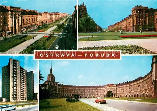 AK / Ansichtskarte Poruba Leninova trida Velovy dum a Namesti 9 kvetna Poruba