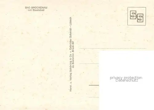 AK / Ansichtskarte Bad_Brueckenau Fliegeraufnahme mit Staatsbad Bad_Brueckenau