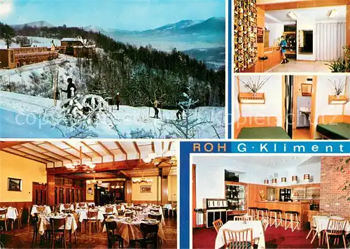 AK / Ansichtskarte Frenstat_pod_Radhostem_CZ Trojanovice Zotavovna ROH Gustav Kliment Speiseraum Bar 