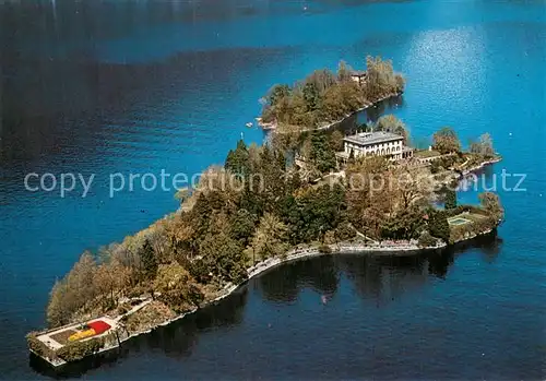 AK / Ansichtskarte Isole_di_Brissago Lago Maggiore Fliegeraufnahme Isole_di_Brissago