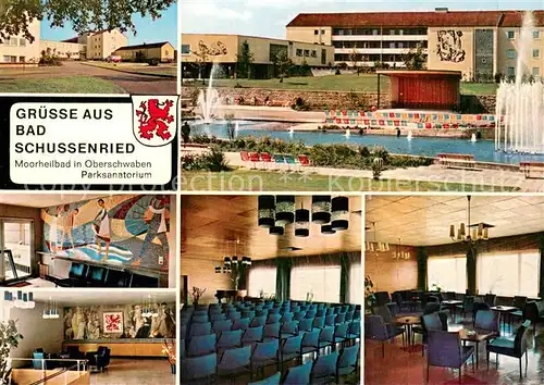 AK / Ansichtskarte Bad_Schussenried Parksanatorium Teilansichten Bad_Schussenried