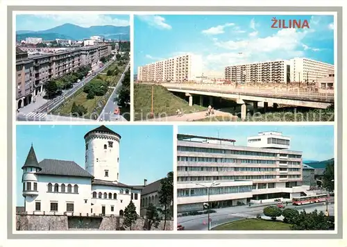 AK / Ansichtskarte Zilina_Sillein_Silein_SK Sidliska Hliny a Vlcince   Budatinsky zamok   Hotel Slovakia 