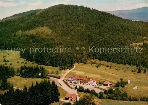 AK / Ansichtskarte Bischofsmais Fliegeraufnahme Hotel Wastlsaege Bischofsmais