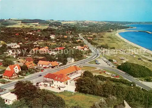 AK / Ansichtskarte Femmoller Strand Fliegeraufnahme Femmoller