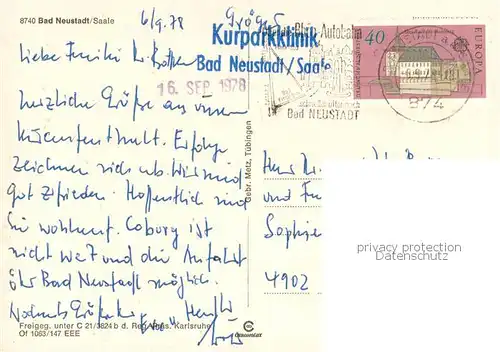 AK / Ansichtskarte Bad_Neustadt Fliegeraufnahme Bad_Neustadt