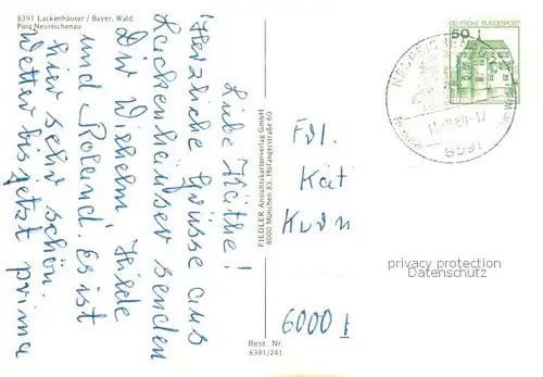 AK / Ansichtskarte Lackenhaeuser_Niederbayern Fliegeraufnahme Lackenhaeuser Niederbayern