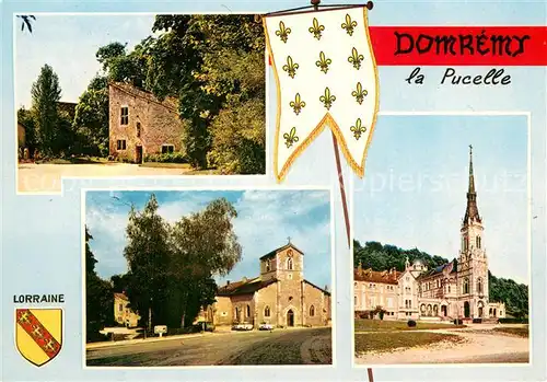 AK / Ansichtskarte Domremy_55 Maison Domremy celle qui smboliserait au cours des siecles les plus pures vertus chretiennes et francaises Jeanne la Pucelle 