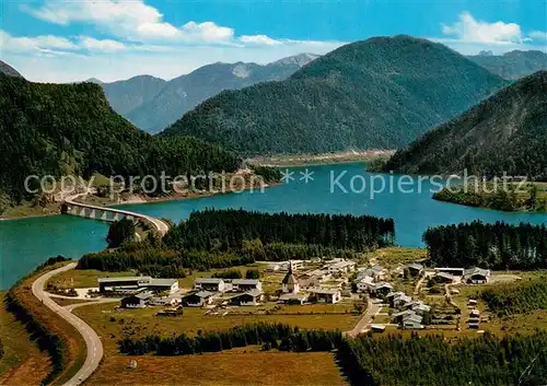 AK / Ansichtskarte Sylvensteinsee_Lenggries Fliegeraufnahme Sylvensteinsee_Lenggries