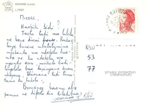 AK / Ansichtskarte Roanne_42 Vue partielle 