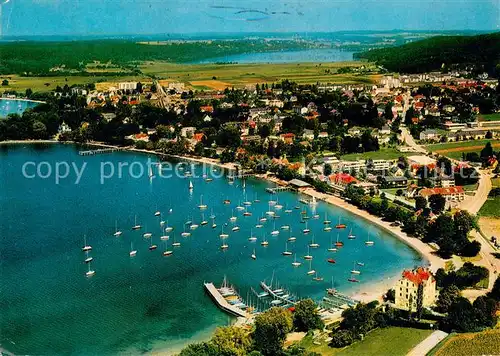 AK / Ansichtskarte Herrsching_Ammersee Fliegeraufnahme Herrsching Ammersee