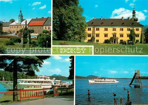 AK / Ansichtskarte Doksy_Hirschberg_See_CZ Mesto a letovisko pri Machove jezere nejvetsim rybniku severnich Cech 