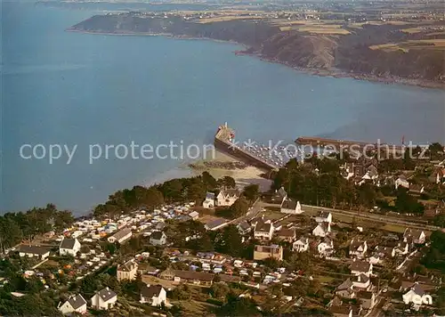 AK / Ansichtskarte Saint Brieuc_Cotes d_Armor Le port la jetee de Penthievre La Pointe de Brehin Vue aerienne Saint Brieuc_Cotes d