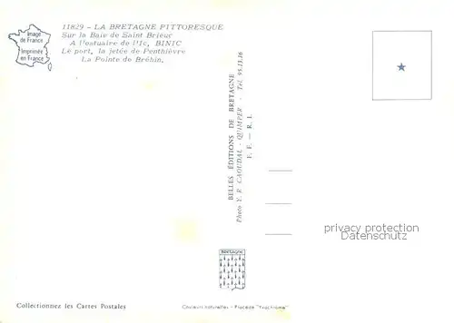 AK / Ansichtskarte Saint Brieuc_Cotes d_Armor Le port la jetee de Penthievre La Pointe de Brehin Vue aerienne Saint Brieuc_Cotes d