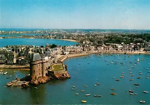 AK / Ansichtskarte Saint Servan_35_Ille et Vilaine La Tour Solidor Le Port Vue aerienne 