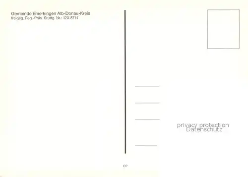 AK / Ansichtskarte Emerkingen Fliegeraufnahme Emerkingen