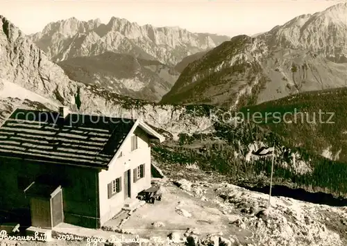 AK / Ansichtskarte Passauerhuette_2033m_Reiteralpe_AT Fliegeraufnahme 