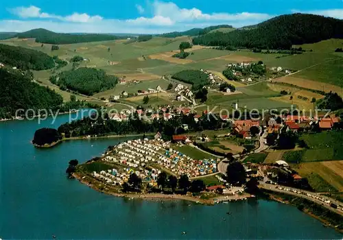 AK / Ansichtskarte Heringhausen_Waldeck im Naturpark Diemelsee Fliegeraufnahme Heringhausen Waldeck