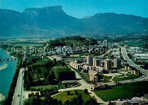 AK / Ansichtskarte Montmelian_73 Vue generale aerienne et le Mont Granier 