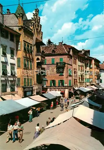 AK / Ansichtskarte Bozen_Suedtirol Obstmarkt Bozen Suedtirol