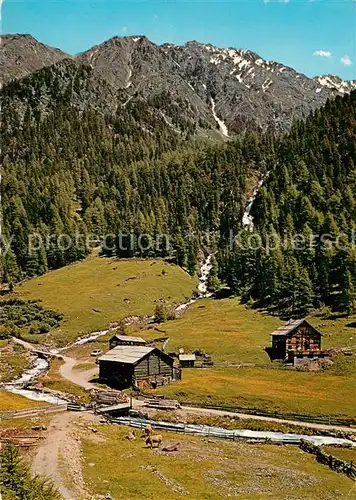 AK / Ansichtskarte Niederthai_oetztal_Tirol Alpengasthof Larstighof Fliegeraufnahme 