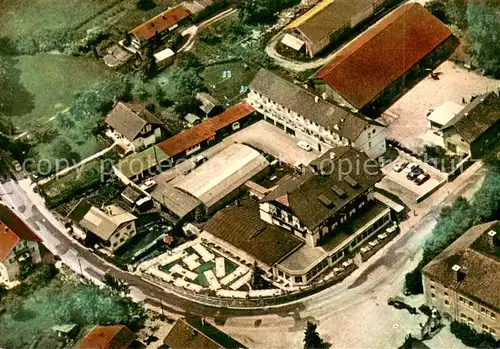AK / Ansichtskarte Bernried_Starnberger_See Hotel Seeblick Fliegeraufnahme Bernried_Starnberger_See