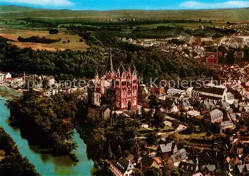 AK / Ansichtskarte Limburg_Lahn Blick zum Dom Fliegeraufnahme Limburg_Lahn