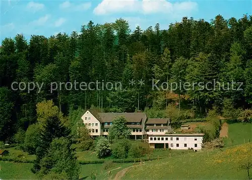 AK / Ansichtskarte Bad_Herrenalb Ev_Ferienheim Aschenhuette mit DJH und Schullandheim Bad_Herrenalb