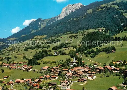 AK / Ansichtskarte Erlenbach_Simmental Fliegeraufnahme  Erlenbach_Simmental