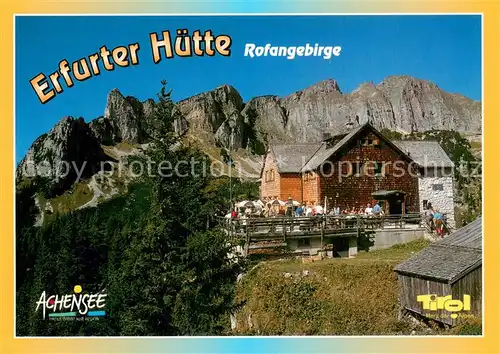 AK / Ansichtskarte Maurach_Achensee Erfurter Huette Rofangebirge Maurach Achensee