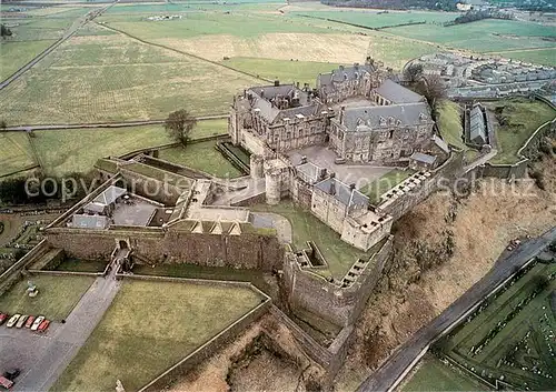 AK / Ansichtskarte Stirling__Scotland_UK Aerial view of Stirling Castle 