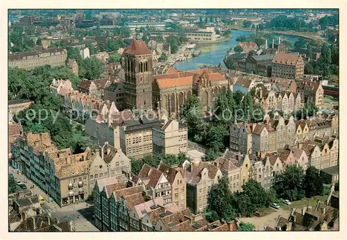 AK / Ansichtskarte Gdansk_Danzig_PL Blick aus dem Marienkirchturm 
