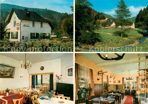 AK / Ansichtskarte Trier Forsthaus Altenhof Gastraeume Panorama Trier